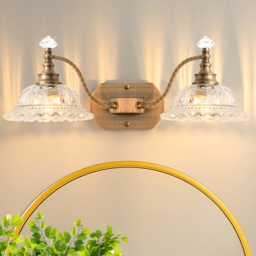 Vintage bathroom vanity light - vanity,